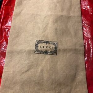 Gucci Beige Fabric Dust Bag